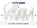 Пружина для лифтинга + 2 дюйма (50мм) - (TI) HILUX SURF GRN/KDN215/RZN/TRN/VZN21# Сторона установки: REAR Артикул: TI TY 068R